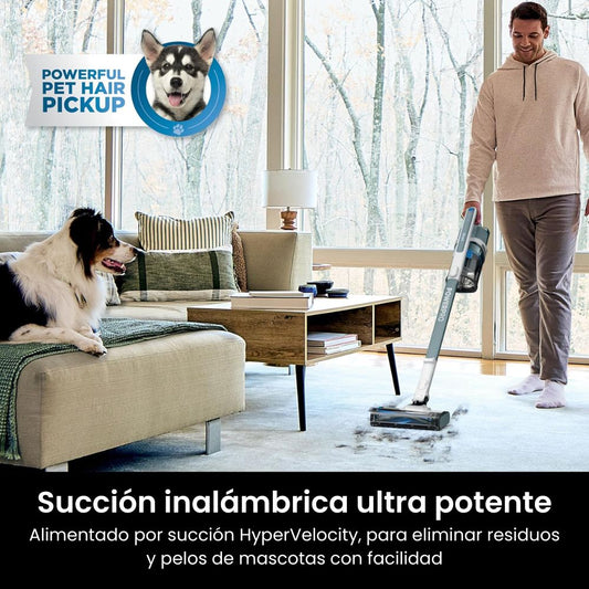 Aspiradora Inalámbrica Ultra Potente - Tecnología FloorDetect | Filtro HEPA - Shark PowerPro Plus