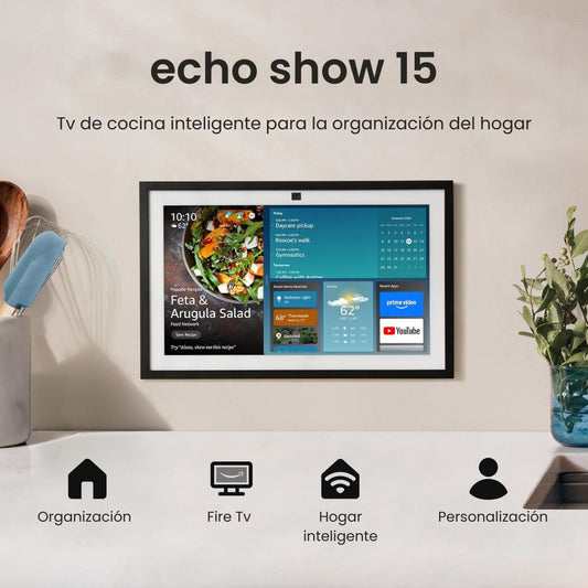 Amazon Echo Show 15 - Pantalla Inteligente 15.6" Full HD