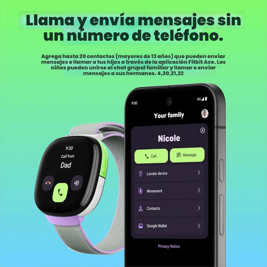 Fitbit Ace LTE – Reloj Inteligente para Niños con 4G LTE y Juegos Activos 🎮📱