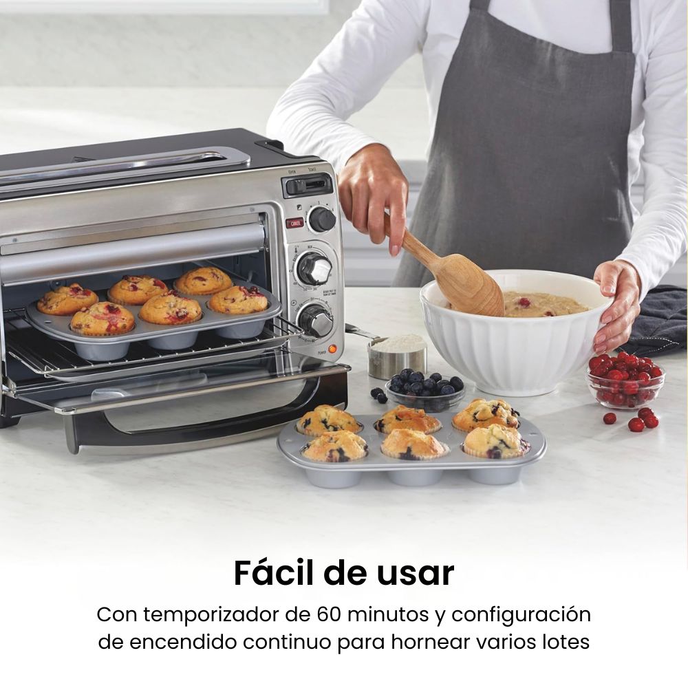 Horno Tostador 2 en 1 - Hamilton Beach