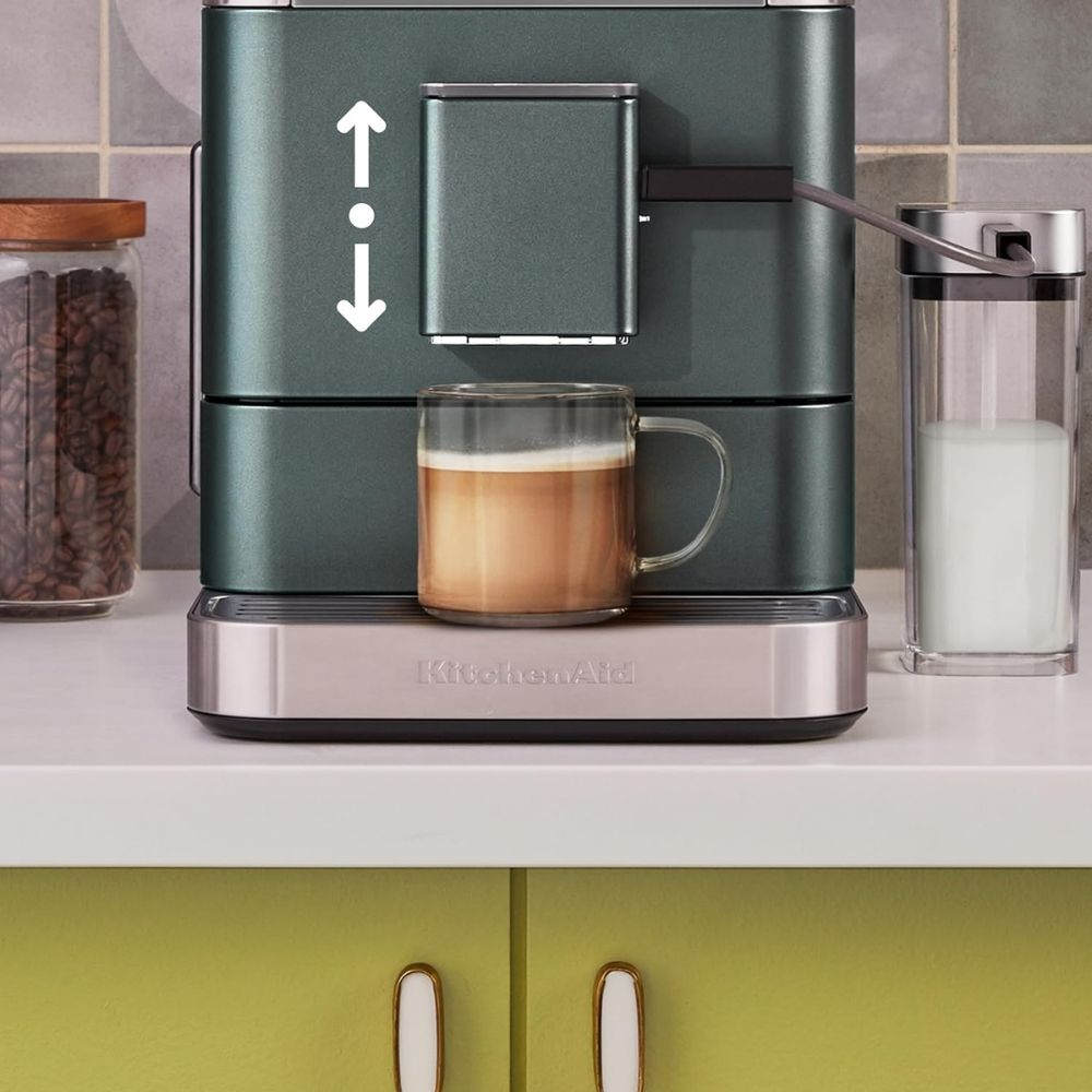 Máquina de Café Espresso Automática KF7 con Espumador de Leche | Color Juniper - KitchenAid