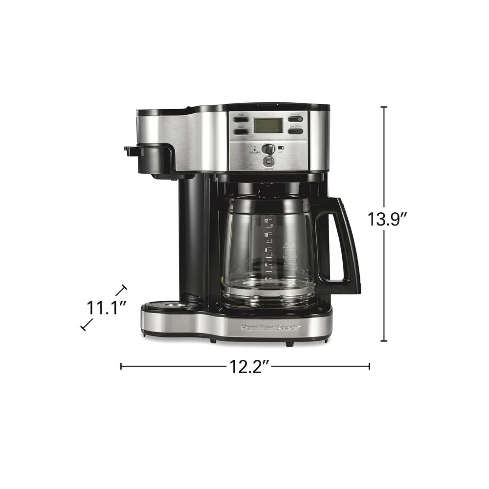 Cafetera Programable - Hamilton Beach Brewer de 2 vías