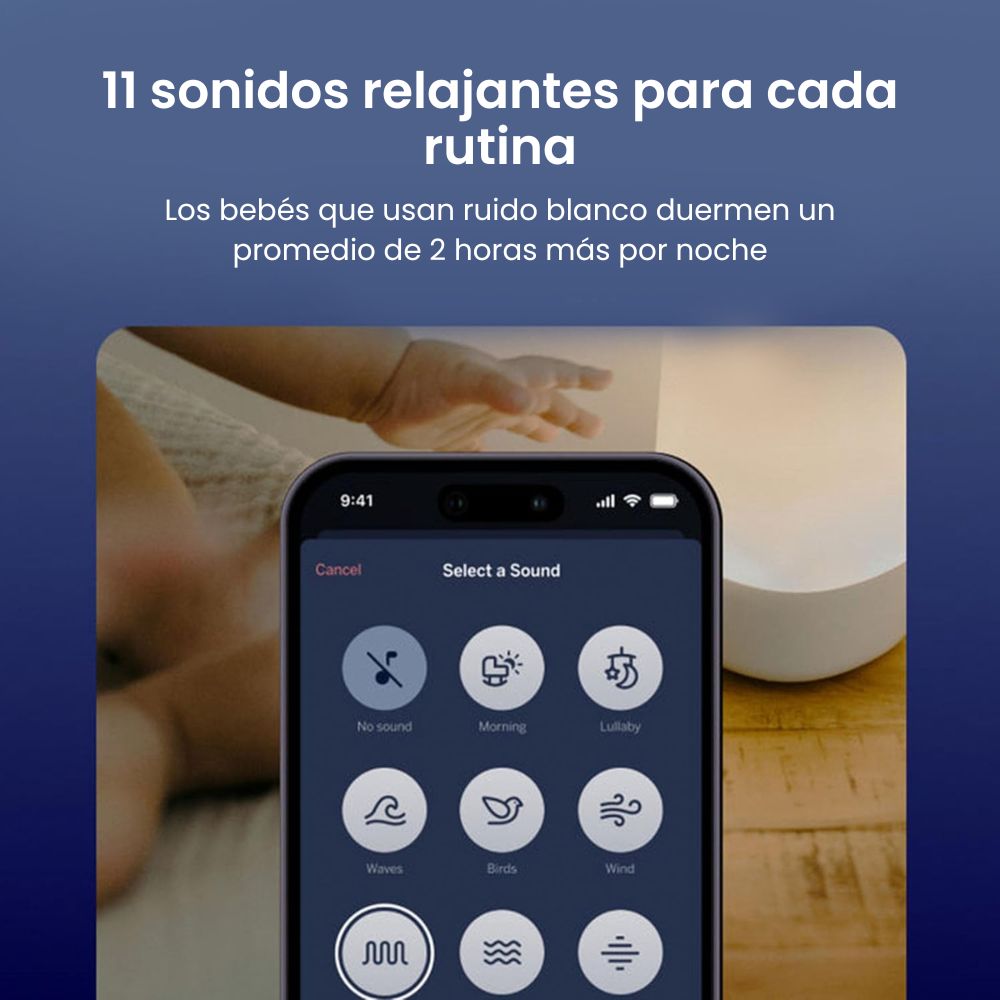 Nanit – Máquina Inteligente de Sonido y Luz Nocturna para Bebés