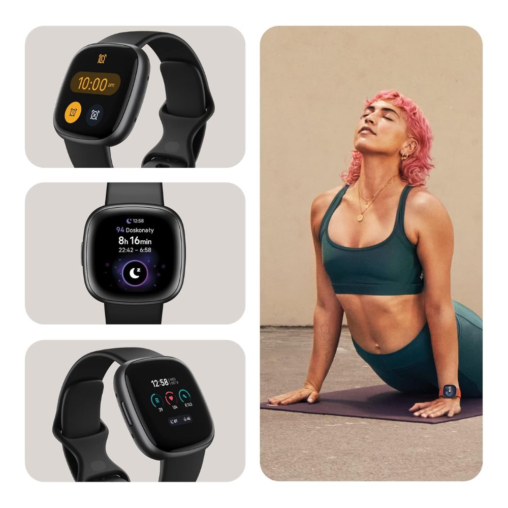 Fitbit Versa 4 – Reloj Inteligente de Fitness con GPS y Alexa Incorporada