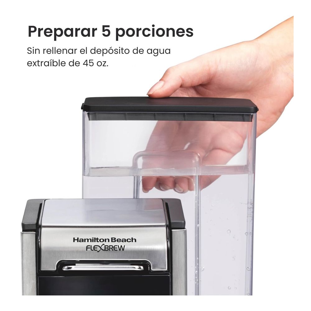 Cafetera 4 en 1 - Hamilton Beach FlexBrew Advanced