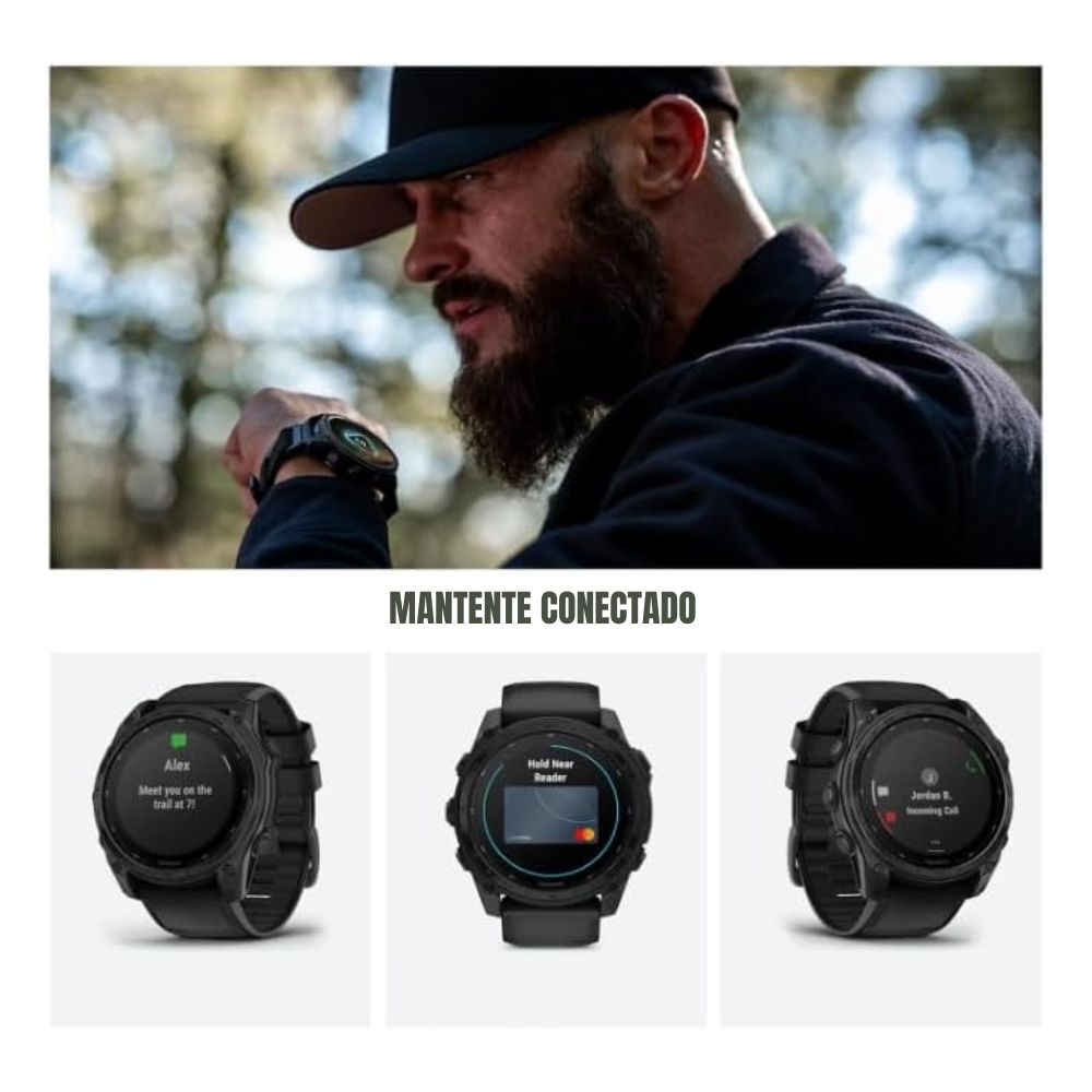 Reloj Táctico Premium con GPS - Garmin Tactix 8 Solar
