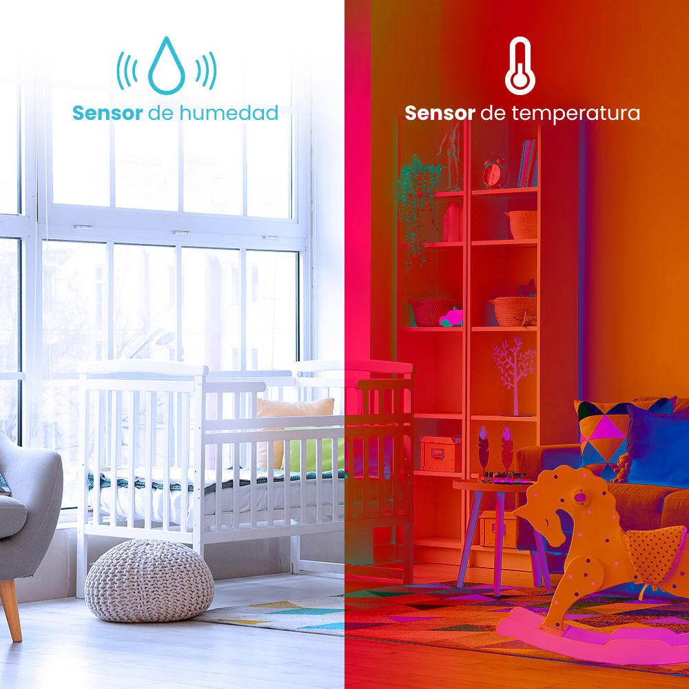 Monitor de Bebé PTZ Wi-Fi® con Diseño Stitch