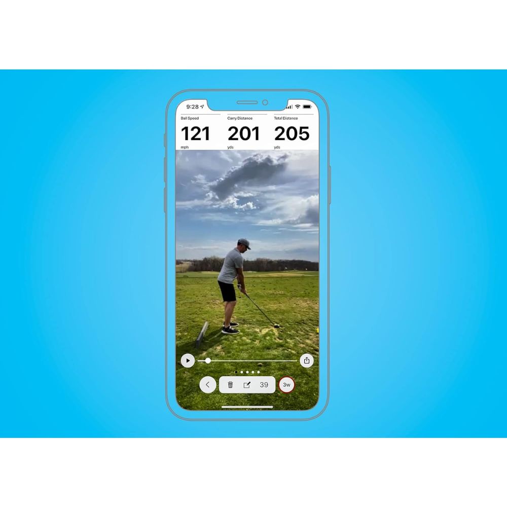 Monitor Portátil de Golf para Entrenamiento Profesional en Casa o en el Campo - Garmin Approach R10