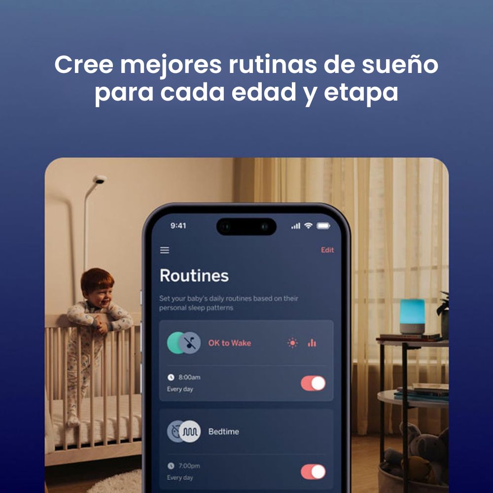 Nanit – Máquina Inteligente de Sonido y Luz Nocturna para Bebés