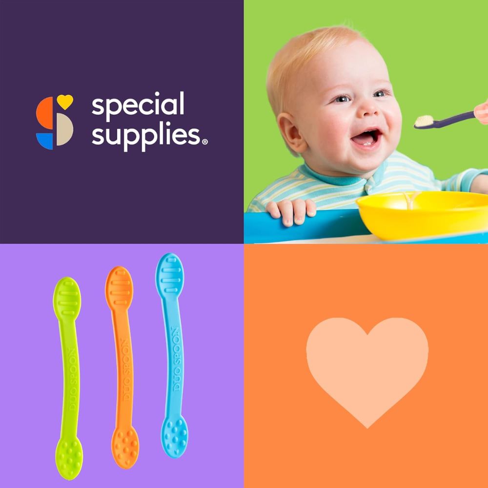 Cucharas de Terapia Oral Sensorial - Special Supplies Duo Spoon