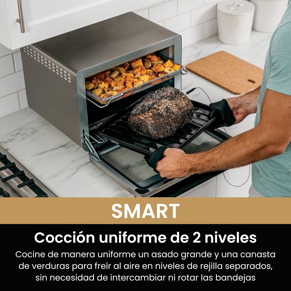 Horno eléctrico con Termómetro inteligente Foodi - Ninja Foodi Smart XL 10 en 1