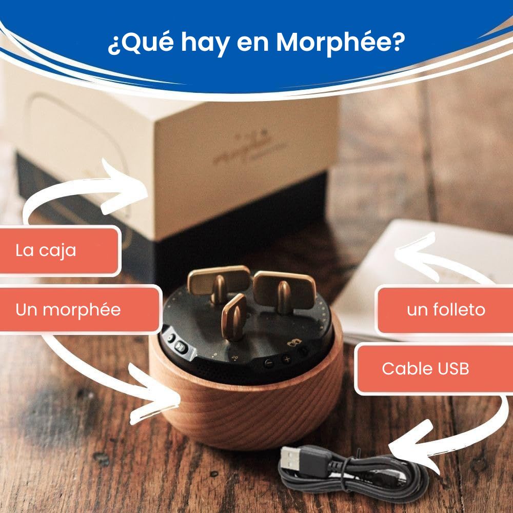 Máquina de sonido para dormir con meditación - Morphée