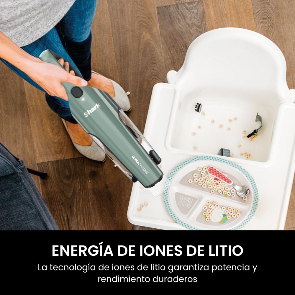 Aspiradora Inalámbrica Portátil de Alta Succión para Auto y Hogar - Shark UltraCyclone Pro