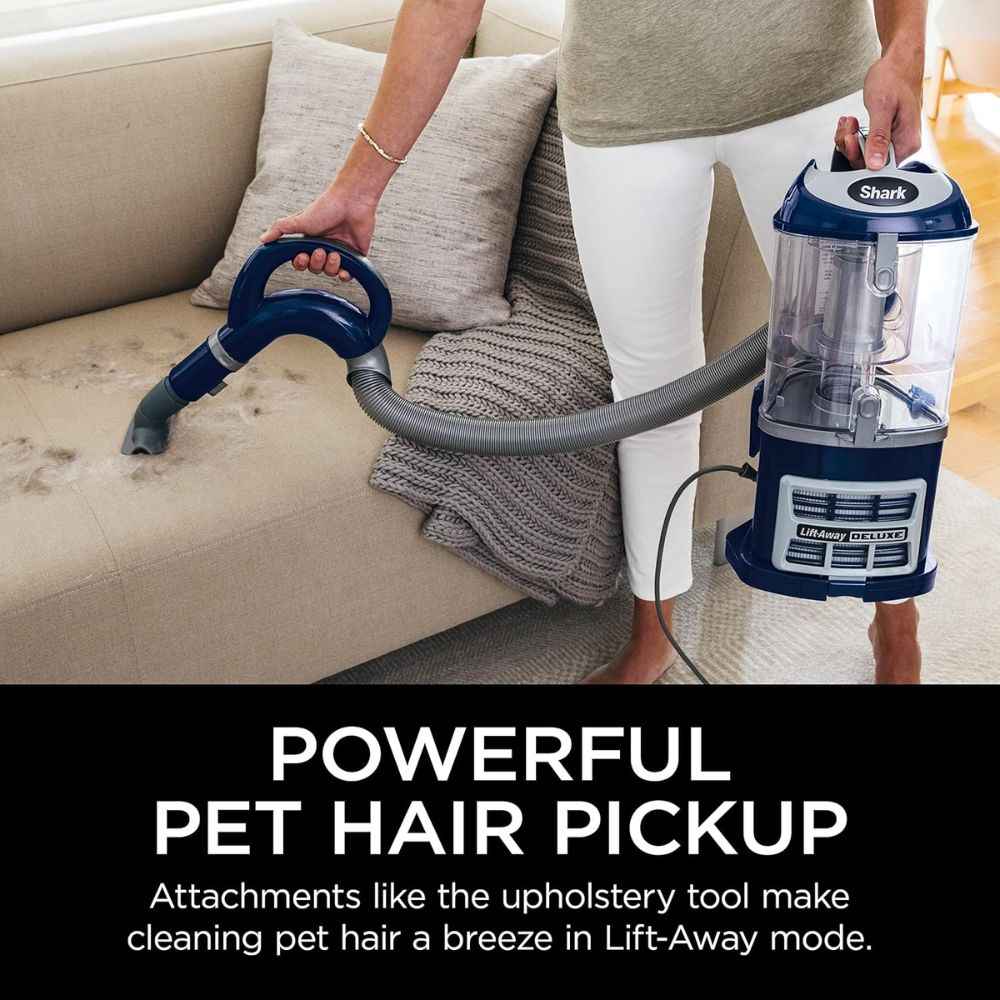 Shark NV360 Navigator Lift-Away Deluxe – Aspiradora Vertical con Tecnología Lift-Away | Filtro HEPA | Ideal para Pelo de Mascotas 🐶🐱