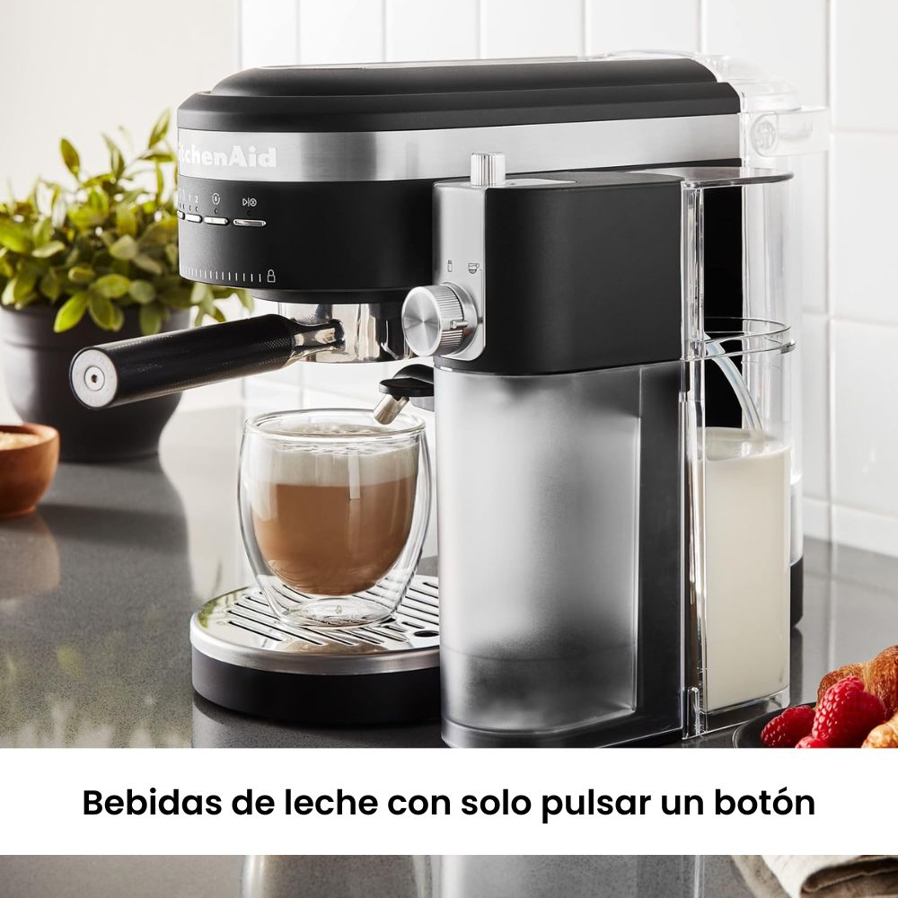 Máquina de Café Espresso Semiautomática con Espumador Automático (KES6404) - KitchenAid