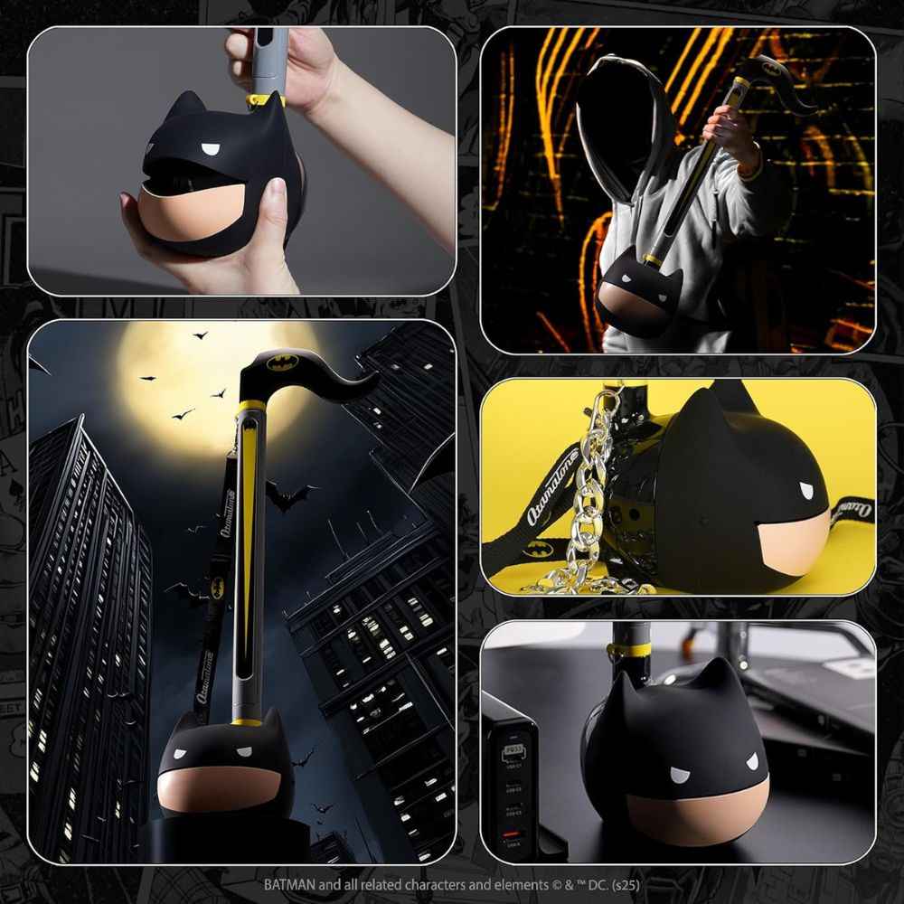 Otamatone Deluxe Edición Batman – Instrumento Musical Electrónico | Incluye Correa y Pilas