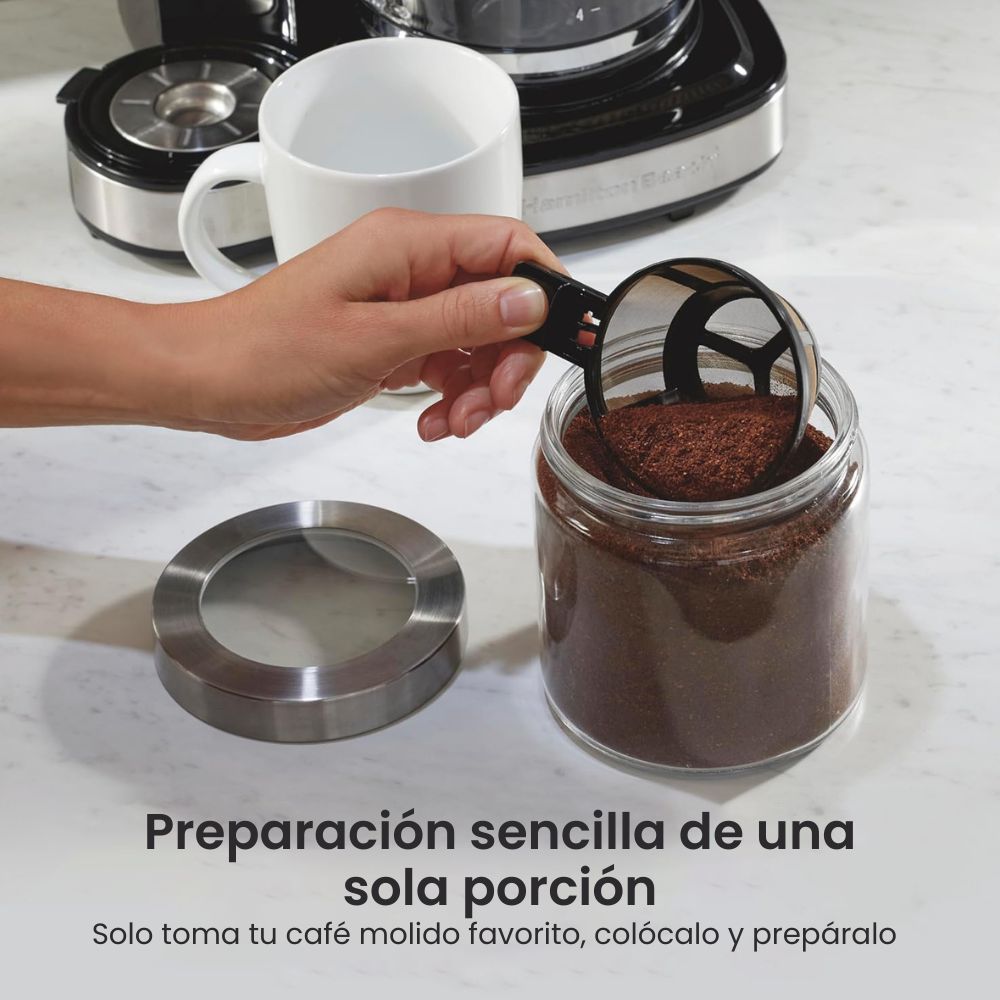 Cafetera Programable - Hamilton Beach Brewer de 2 vías