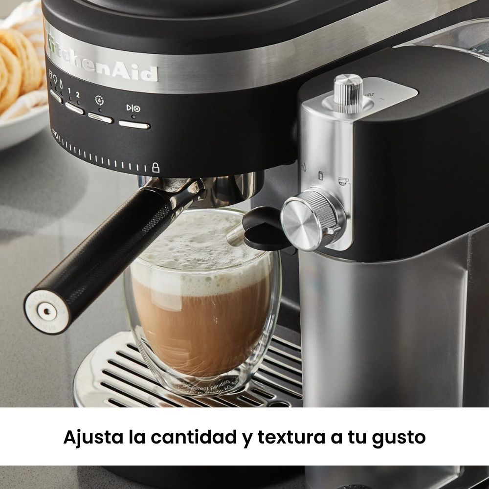 Máquina de Café Espresso Semiautomática con Espumador Automático (KES6404) - KitchenAid
