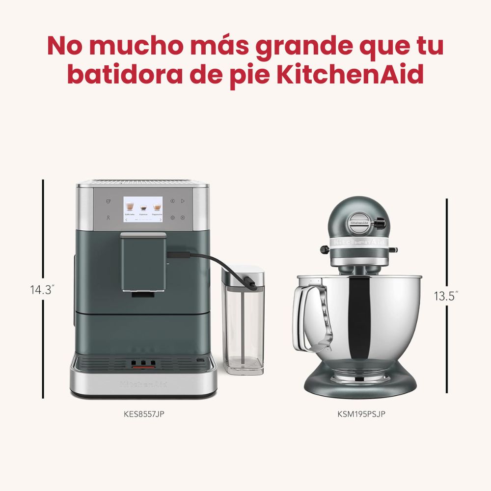 Máquina de Café Espresso Automática KF7 con Espumador de Leche | Color Juniper - KitchenAid