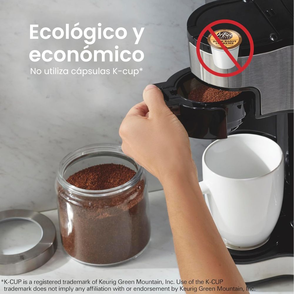 Cafetera Programable - Hamilton Beach Brewer de 2 vías