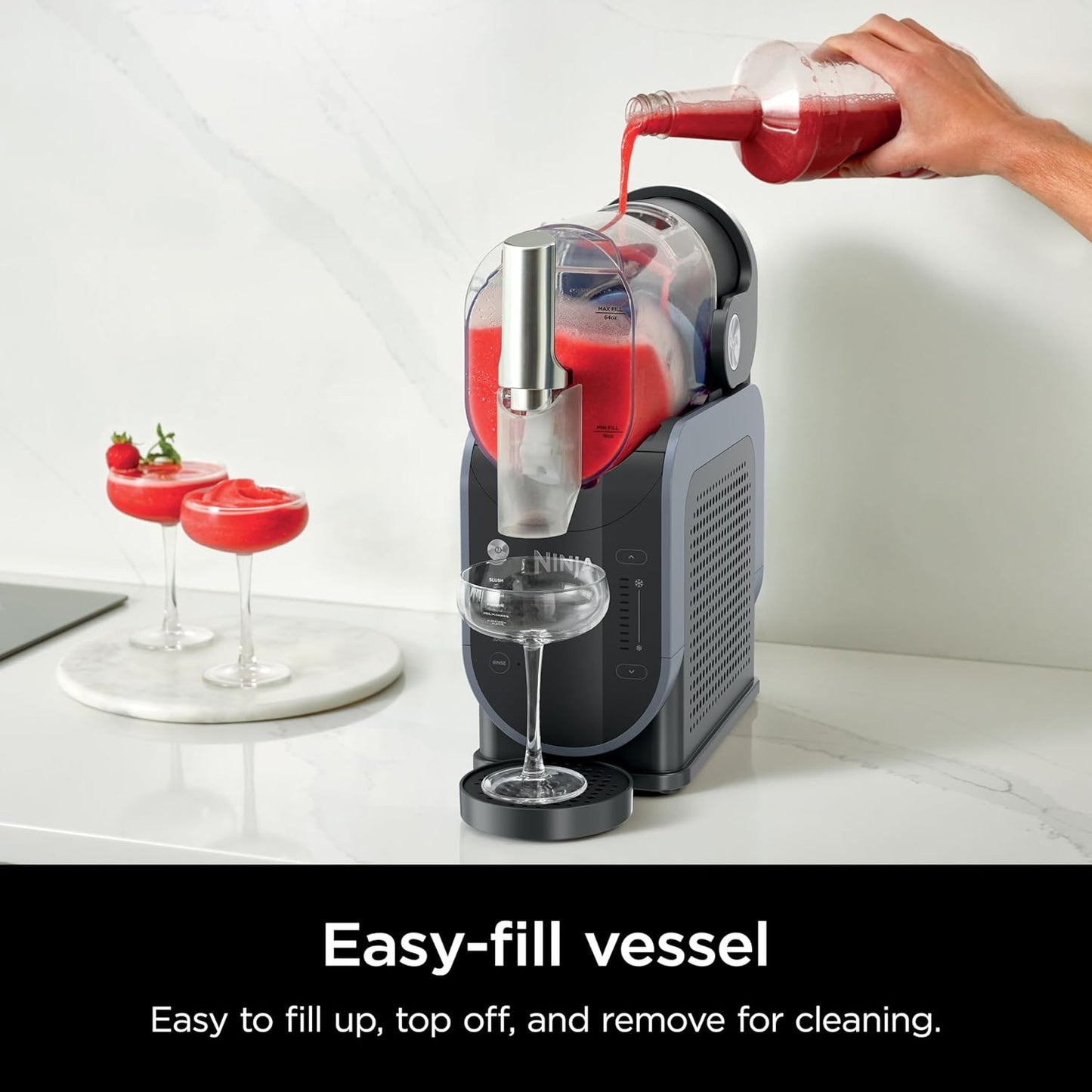 Ninja SLUSHi - Máquina de bebidas congeladas y granizados con tecnología RapidChill