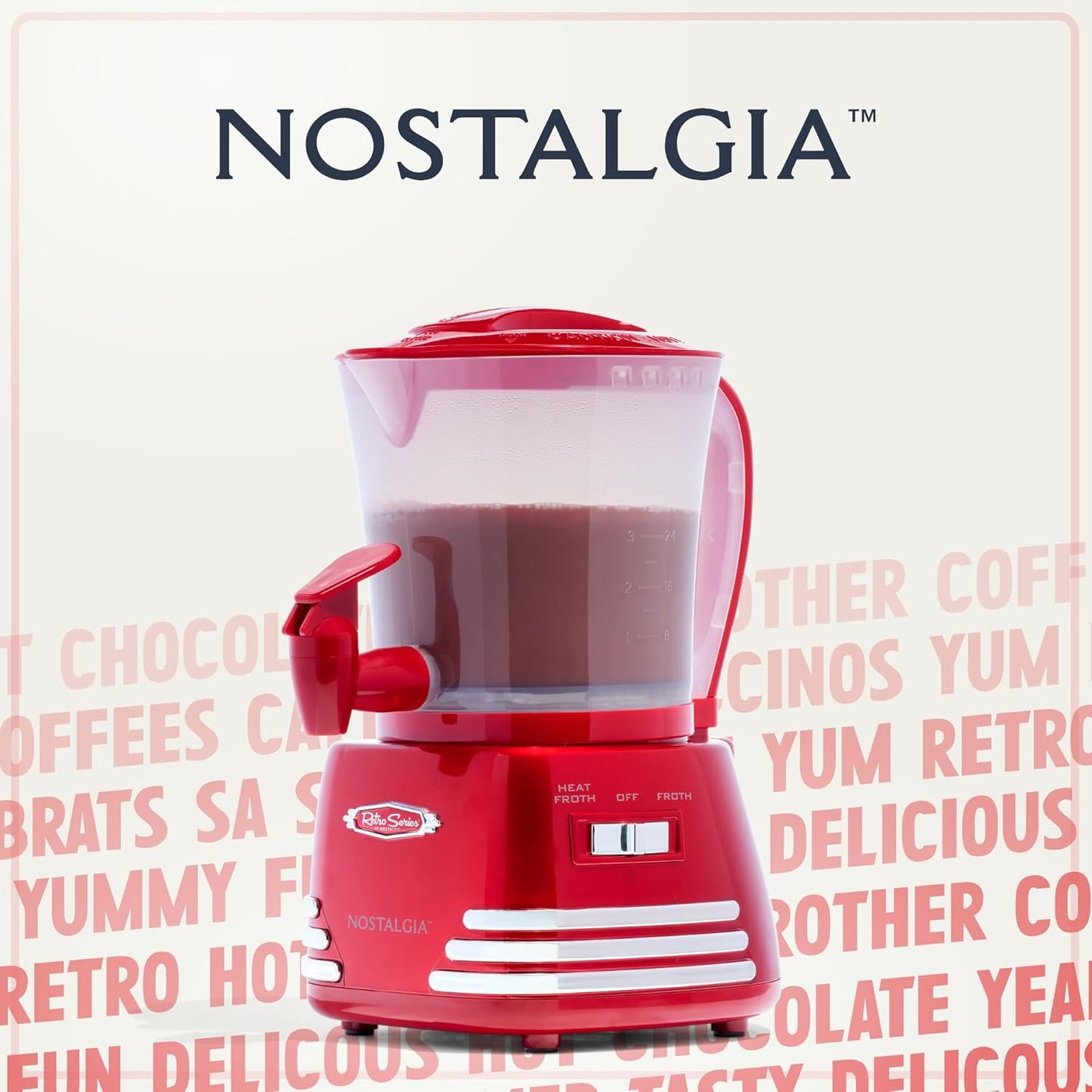 Máquina para hacer chocolate caliente - Nostalgia Electrics