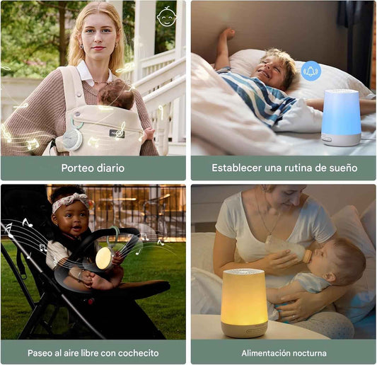 Combo Momcozy | Máquina de Sonido Inteligente + Máquina de Sonido Portátil para Bebé
