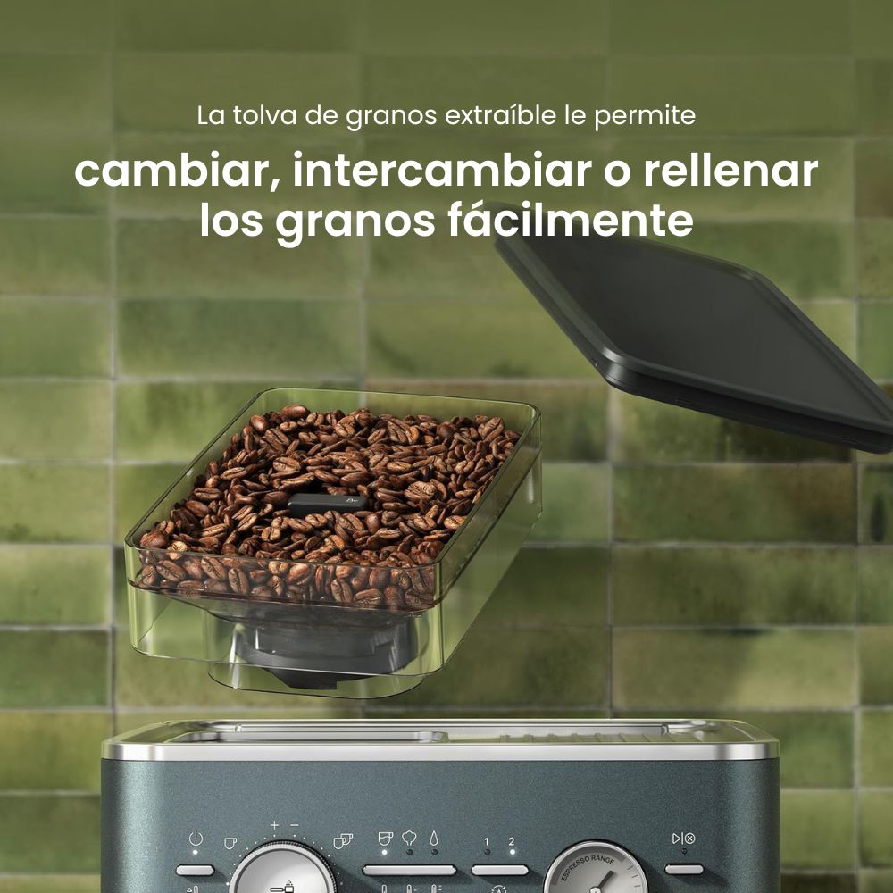 Máquina de Café Espresso Semiautomática con molinillo de rebabas - KitchenAid