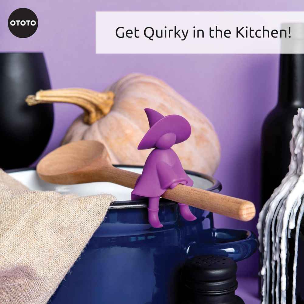 Soporte para Cucharas con Diseño de Bruja | Accesorio para Cocina | OTOTO Agatha