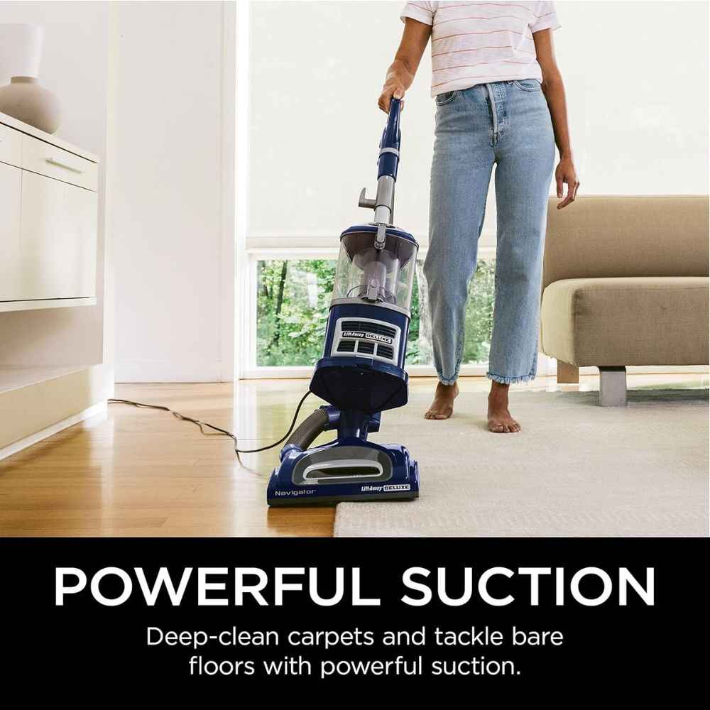 Shark NV360 Navigator Lift-Away Deluxe – Aspiradora Vertical con Tecnología Lift-Away | Filtro HEPA | Ideal para Pelo de Mascotas 🐶🐱