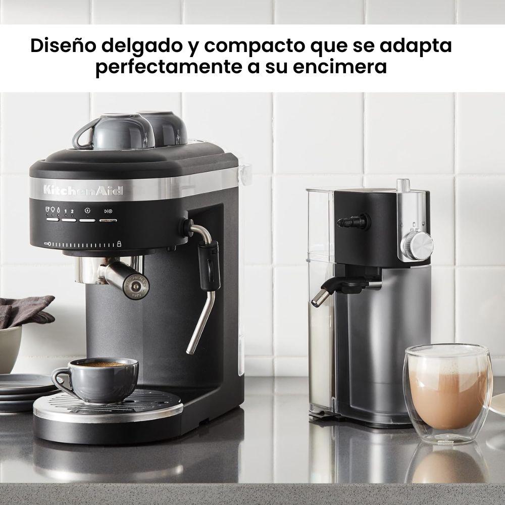 Máquina de Café Espresso Semiautomática con Espumador Automático (KES6404) - KitchenAid