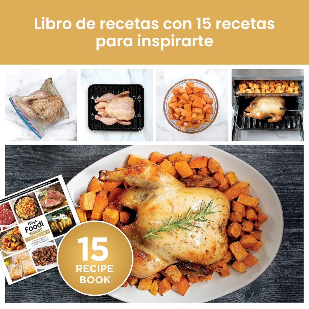 Horno eléctrico con Termómetro inteligente Foodi - Ninja Foodi Smart XL 10 en 1