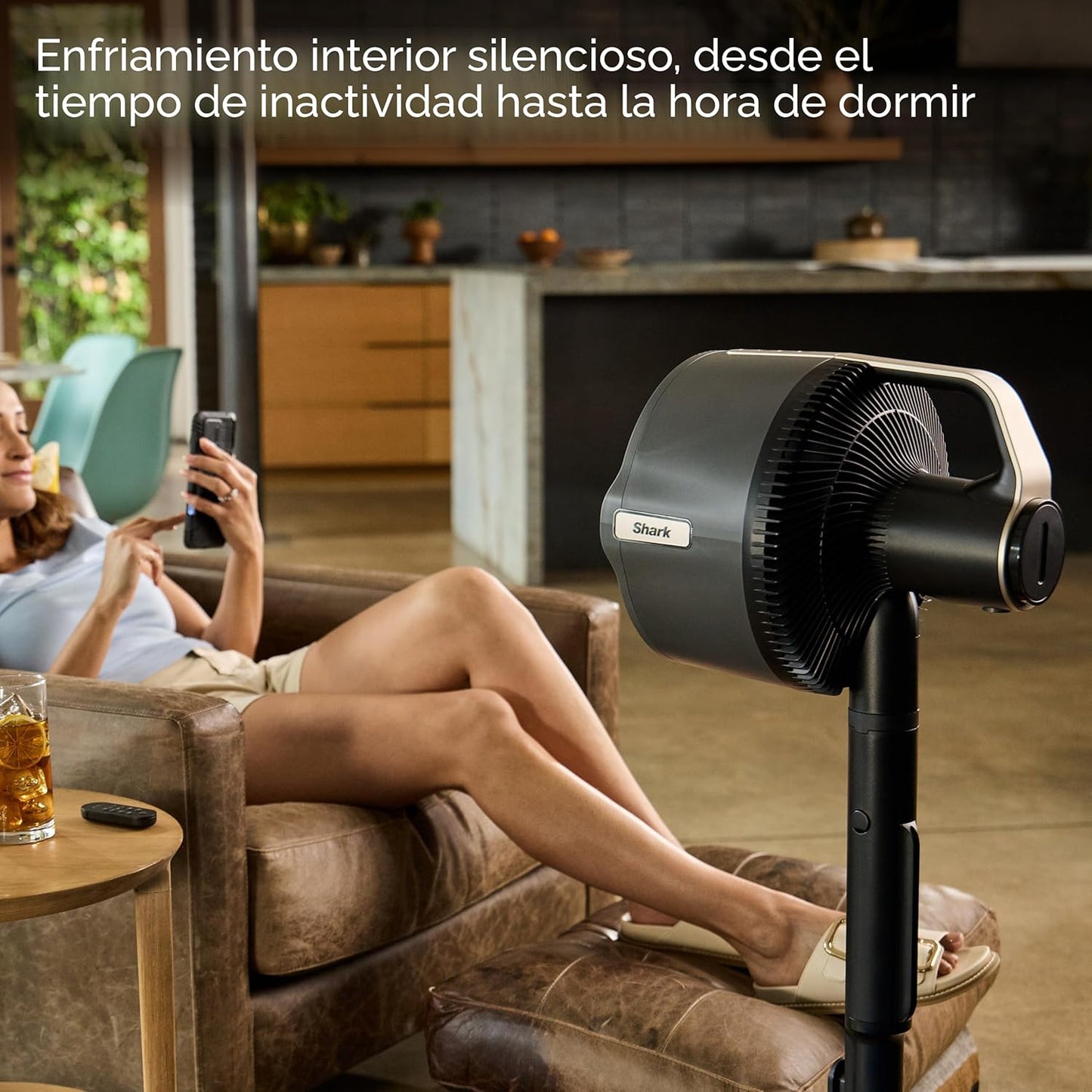 Shark FlexBreeze Pro Mist: Ventilador para interior y exterior + Nebulizador Inteligente