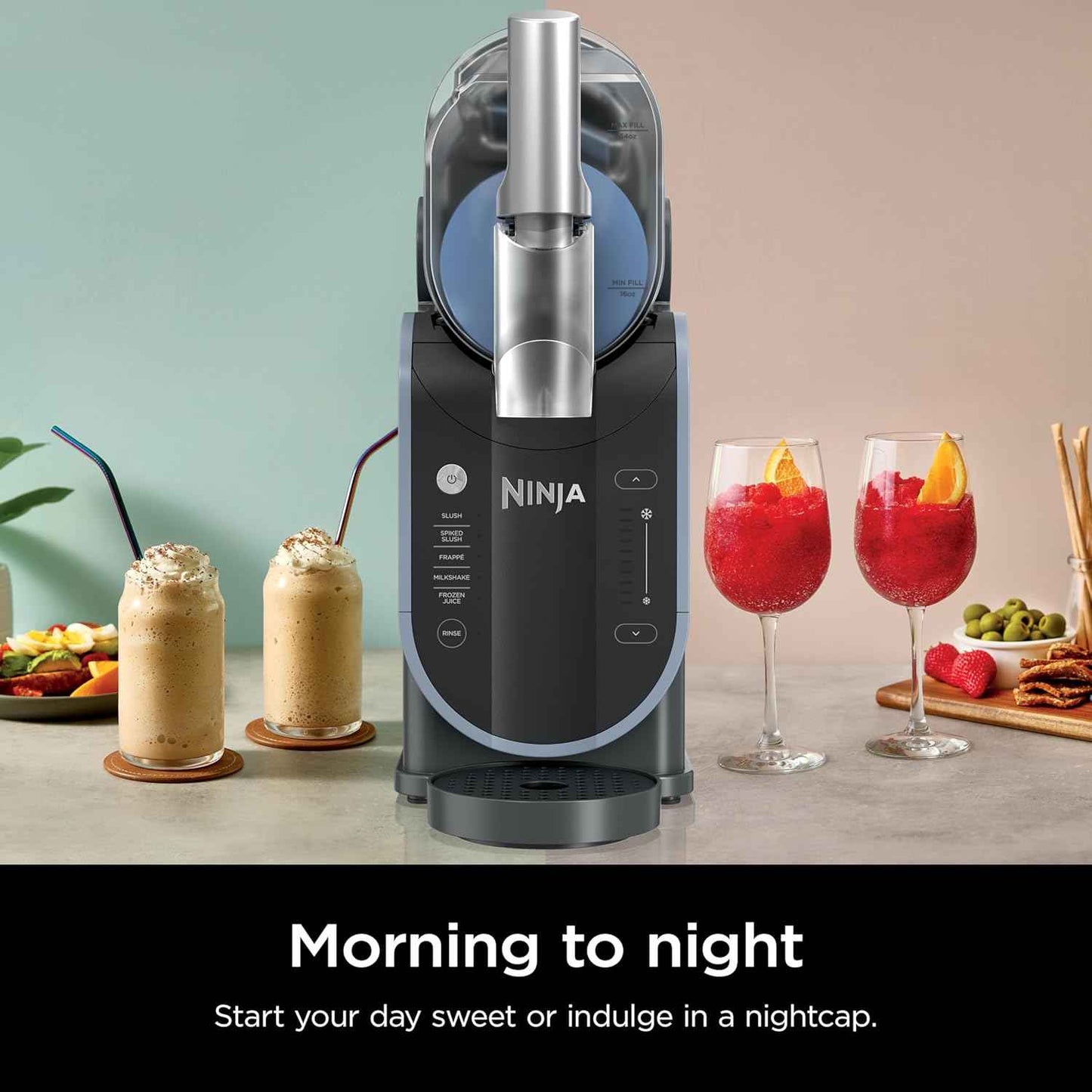 Ninja SLUSHi - Máquina de bebidas congeladas y granizados con tecnología RapidChill