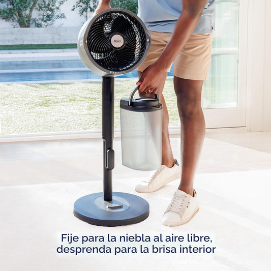 Shark FlexBreeze Pro Mist: Ventilador para interior y exterior + Nebulizador Inteligente