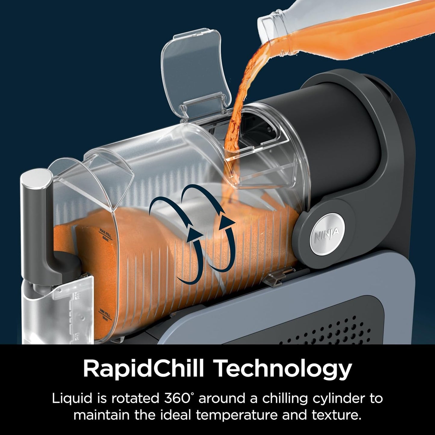 Ninja SLUSHi - Máquina de bebidas congeladas y granizados con tecnología RapidChill