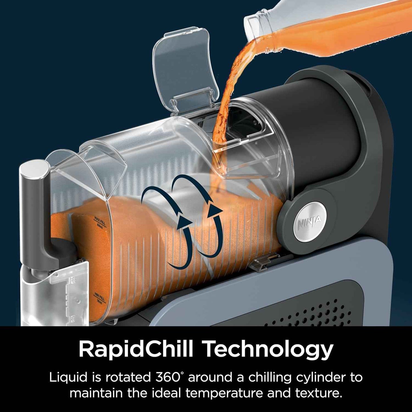 Ninja SLUSHi - Máquina de bebidas congeladas y granizados con tecnología RapidChill
