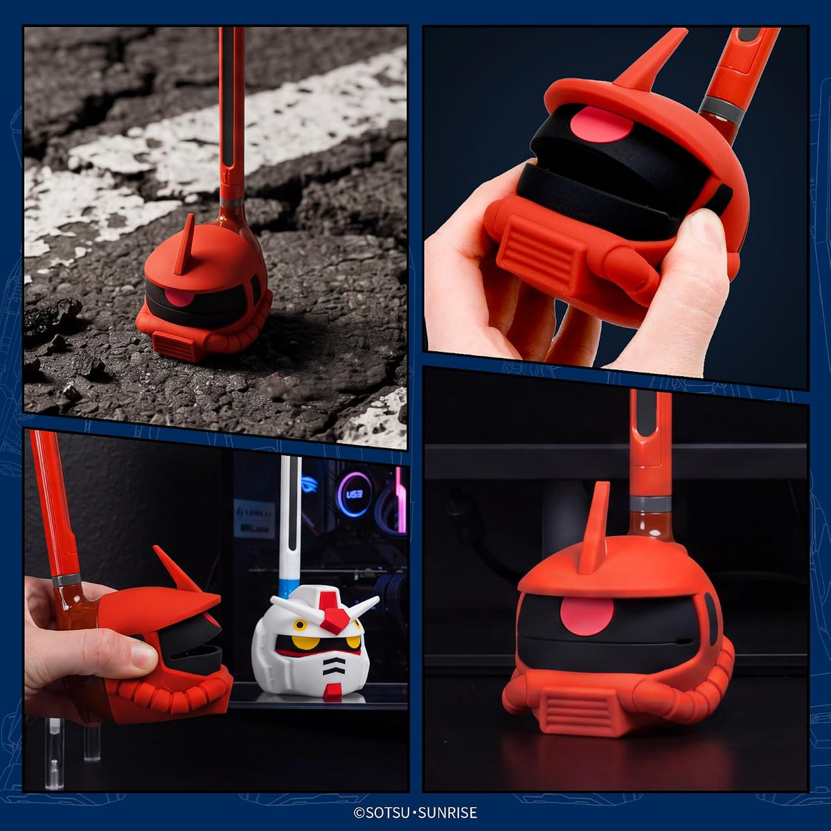 Otamatone Gundam Zaku | Sintetizador Electrónico Musical Japonés Portátil