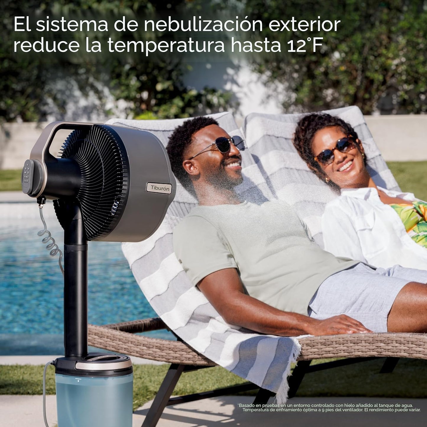 Shark FlexBreeze Pro Mist: Ventilador para interior y exterior + Nebulizador Inteligente