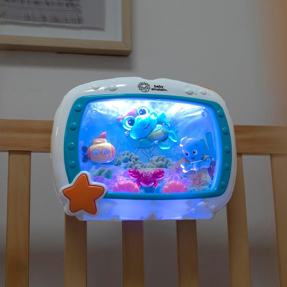 Baby Einstein Sea Dreams - Juguete calmante con control remoto para recién nacidos | Luces Suaves + Melodías | Control Remoto
