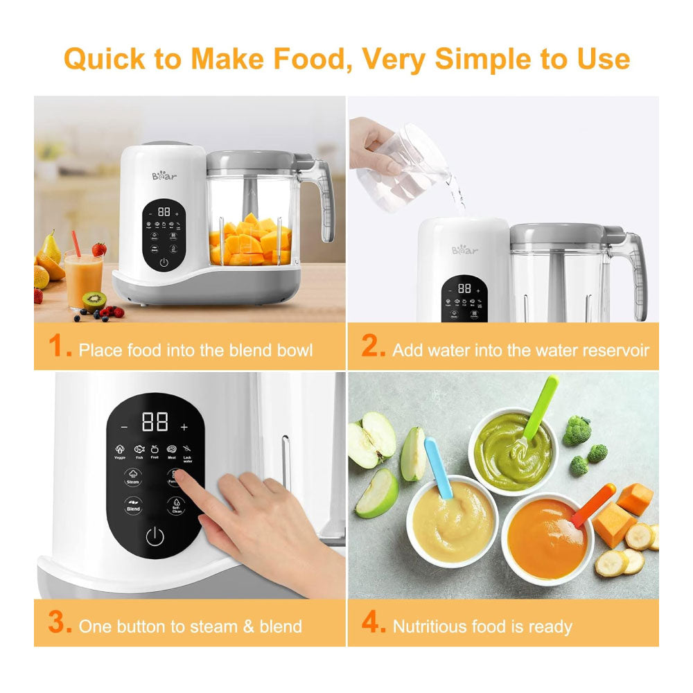 Máquina de alimentos para bebés, procesador de alimentos - BEAR