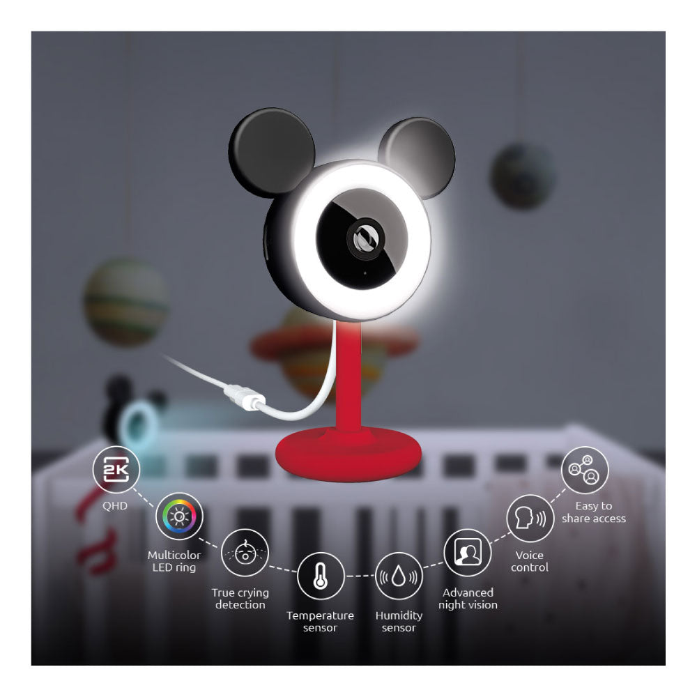Monitor de bebé Smart Wi-Fi - Edición Disney Mickey