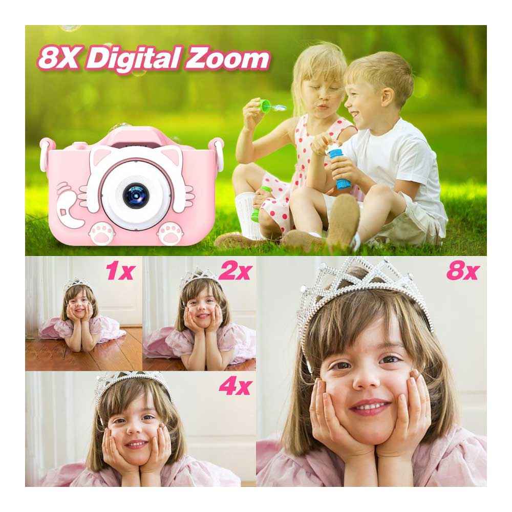Cámara digital para niños, incluye tarjeta SD de 32G - Goopow