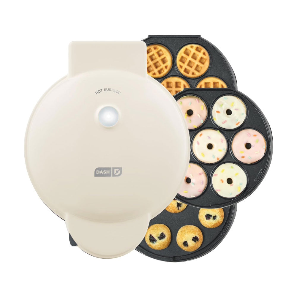 DASH MultiMaker - Sistema para hacer golosinas, mini donas, bocadillos de gofres, mini cupcakes