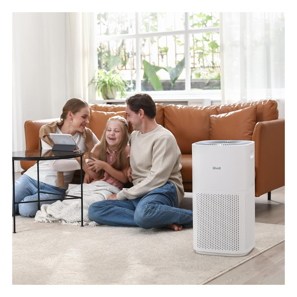 COMBO LEVOIT - Purificadores de aire para habitación grande del hogar con WiFi inteligente Core 600S-P + Filtro de Repuesto