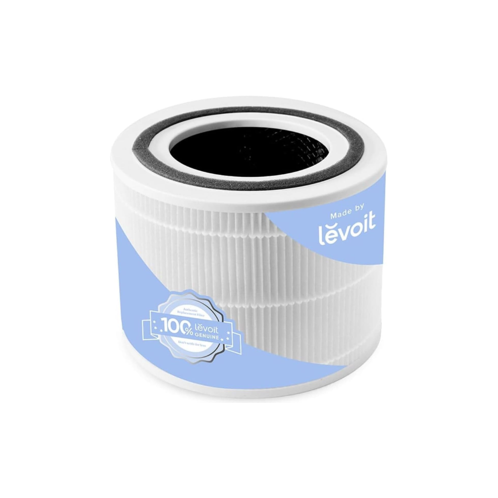 COMBO LEVOIT - Purificador de aire para alergias en el hogar Core300-P + Filtro de Repuesto