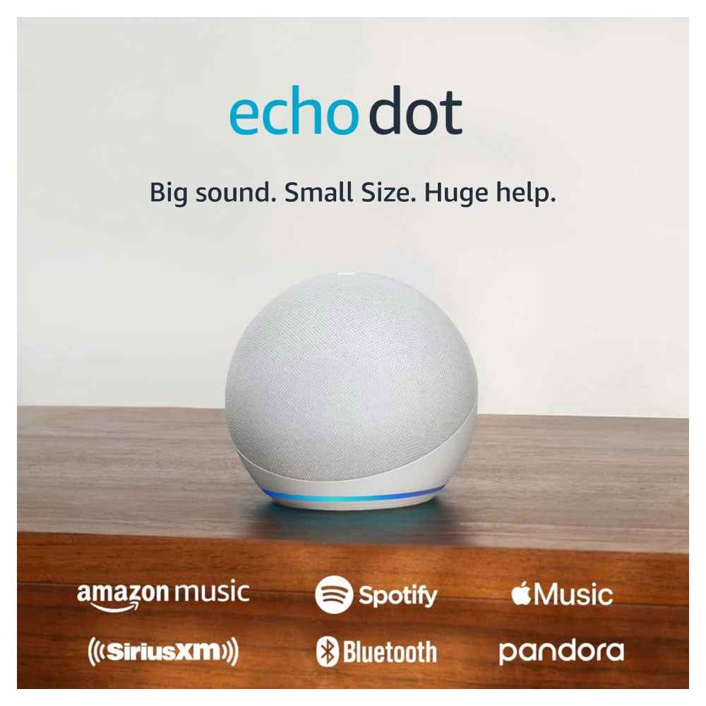 Parlante Amazon Echo Dot 5ta Generacion - Parlante inteligente con Alexa | Blanco
