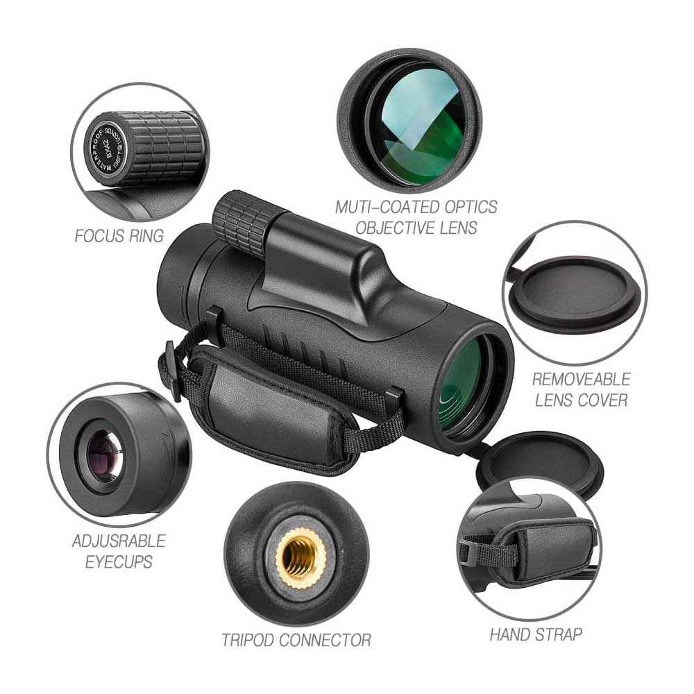 Telescopio monocular de alta potencia para niños y adultos - FEEMIC