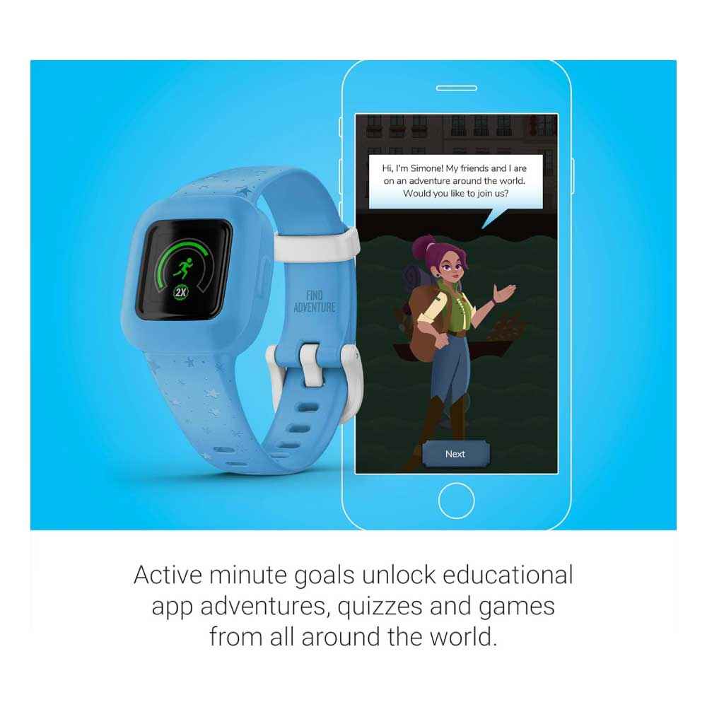Rastreador de fitness para niños, incluye experiencia de aplicación interactiva - Garmin Vivofit Jr. 3