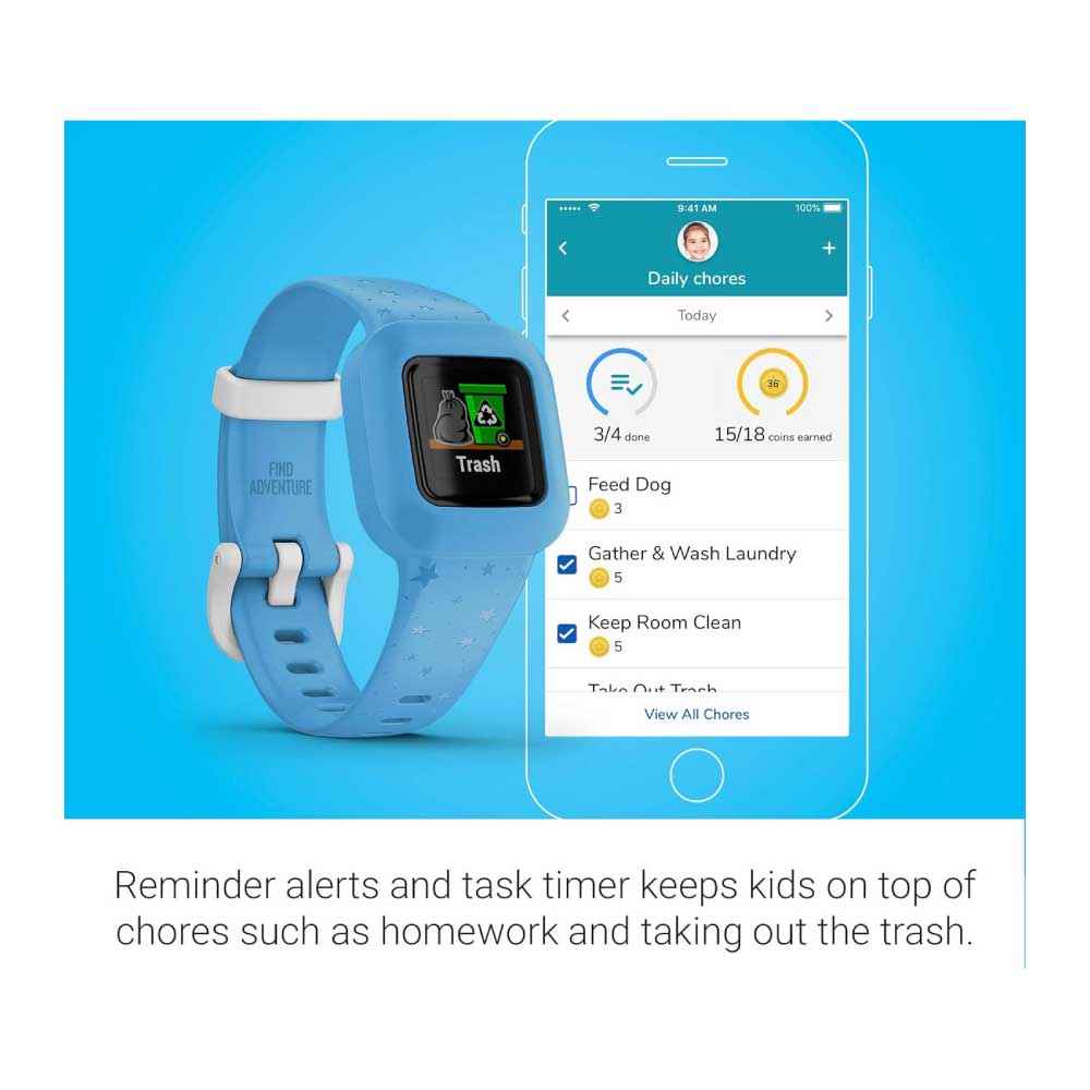 Rastreador de fitness para niños, incluye experiencia de aplicación interactiva - Garmin Vivofit Jr. 3